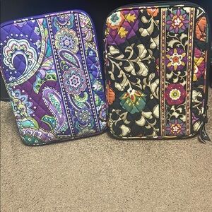 Vera Bradley Purple and Black Floral Tablet Cases
